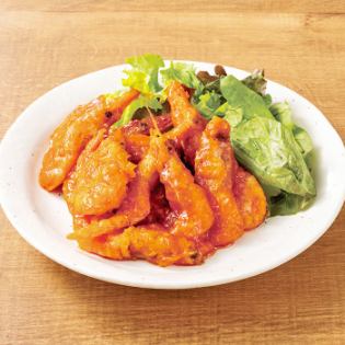 Stir-fried Nanban shrimp with chili sauce