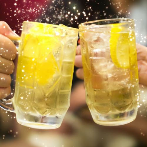 豊富なドリンクが飲み放題