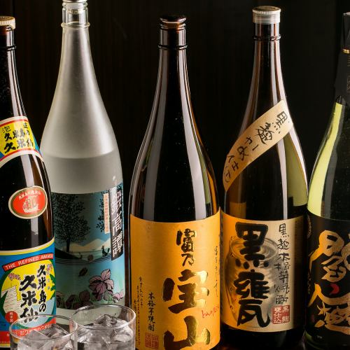 焼酎好き必見！豊富なラインナップ