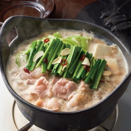 ウ【生ビール付き3時間飲み放題】炭火焼き鳥&選べる鍋食べ放題全9品コース【4000円→3000円】