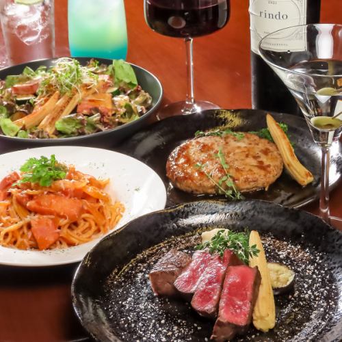 チーズリゾットや豊富な料理メニュー