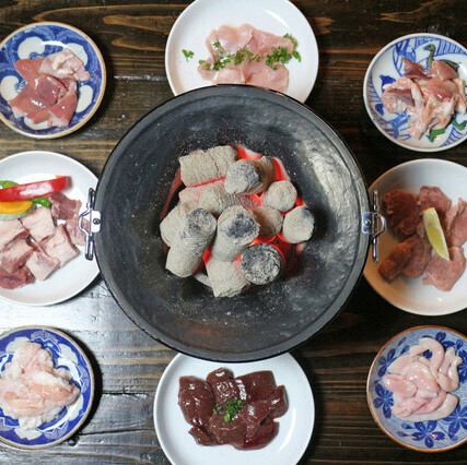 当店自慢の豚ほるもんが食べられるベーシックコースです◎