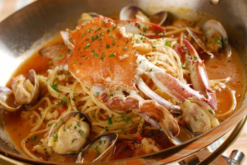 Popular migratory crab pasta dinner [for 2 people]