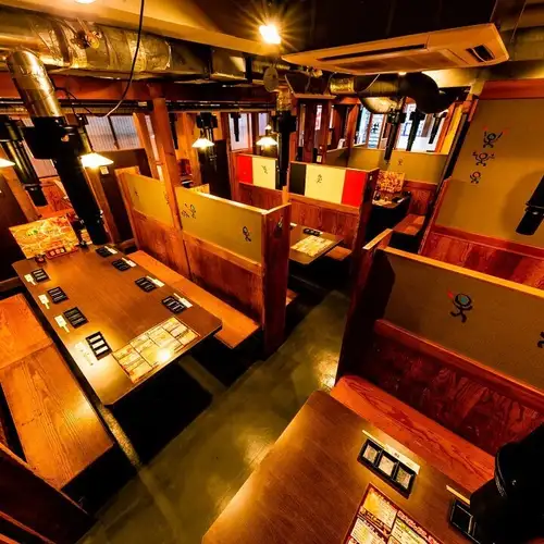 The bright interior makes conversation and eating even more enjoyable!