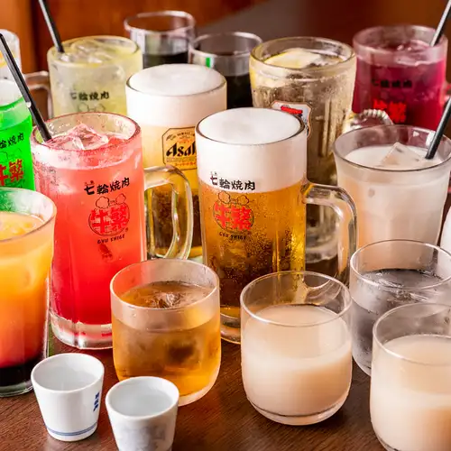 A selection of dishes comparable to that of an izakaya (Japanese pub).