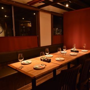 Semi-private rooms are available for 4 to 8 people! Perfect for private occasions such as birthdays, dates, girls' nights out, etc.