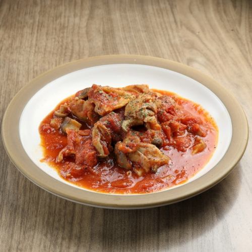 番茄酱炖鸡肉蘑菇