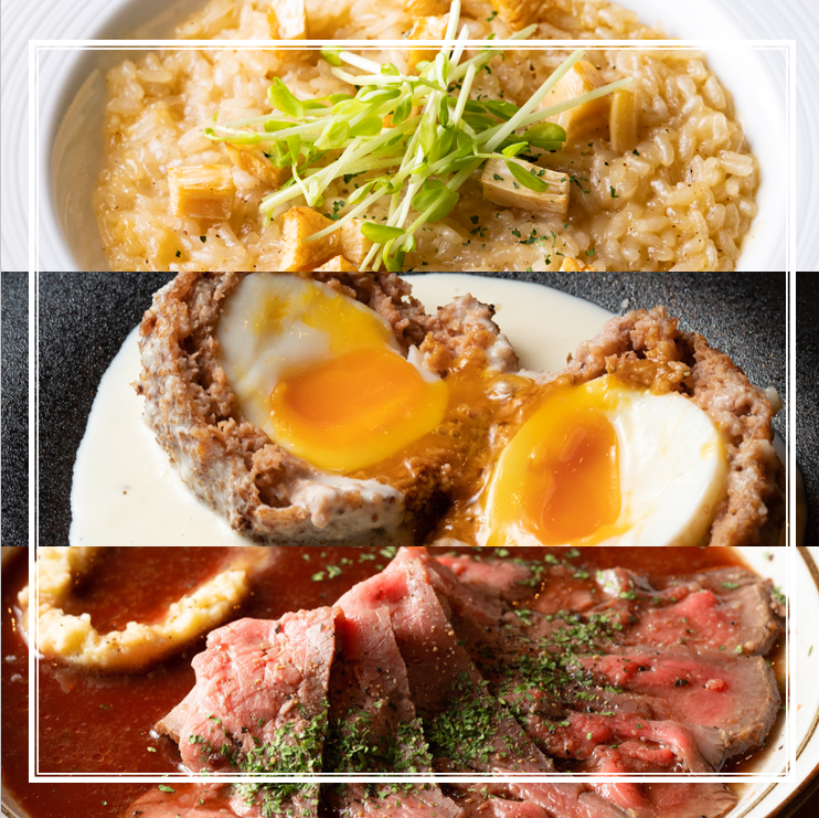 当店自慢の和牛のローストビーフはワインとの相性ピッタリです♪