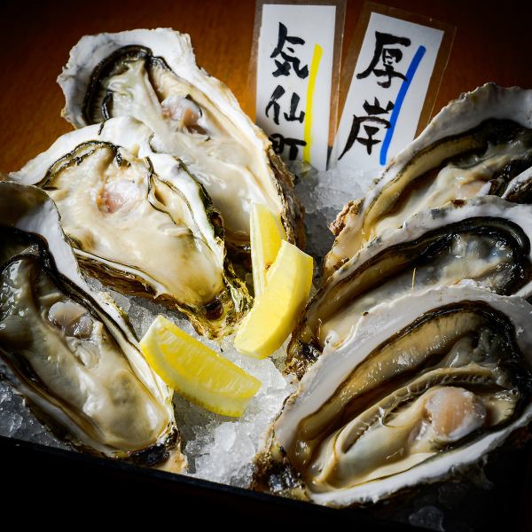 産地ごとの個性を楽しむ贅沢！北海道や三陸など、その日おすすめの「生牡蠣」を食べ比べ