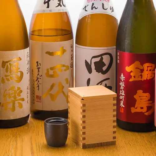 自慢の日本酒ご堪能あれ