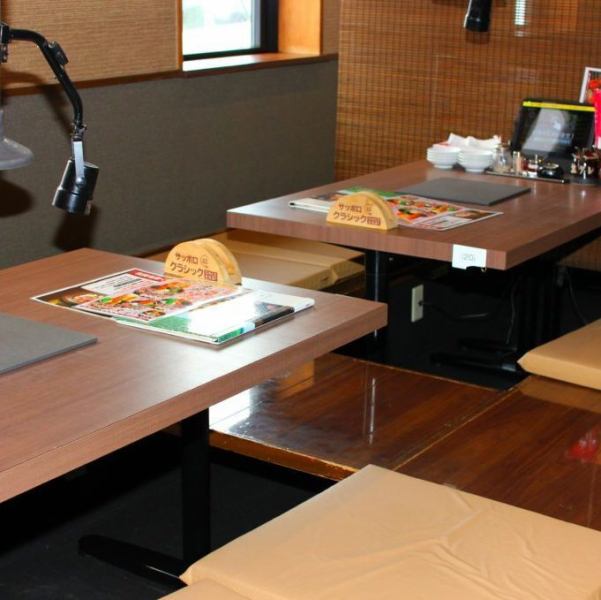 We have sunken kotatsu seating available for up to 30 people! Perfect for any type of banquet!