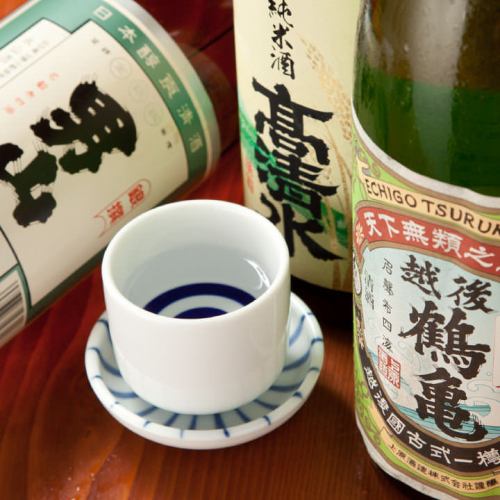 日本酒にこだわってます！