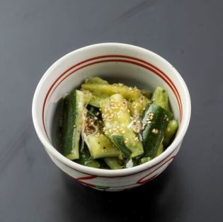 Salted cucumber