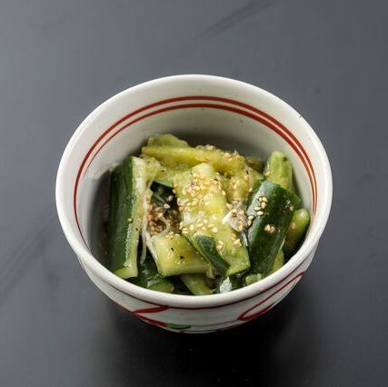 Salted cucumber