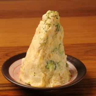 Fugu (pufferfish) potato salad