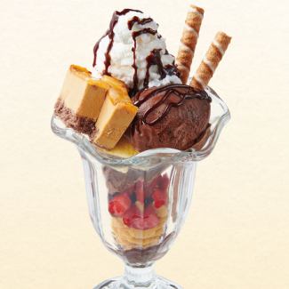 チョコレートパフェ