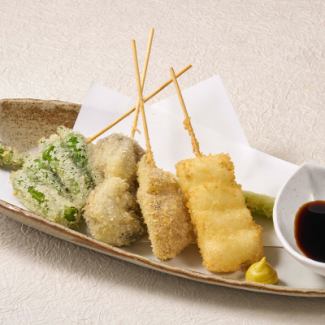 【串カツ】野菜5種盛り合わせ