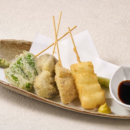 【串カツ】野菜5種盛り合わせ