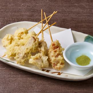 【天ぷら串】肉5種盛り合わせ