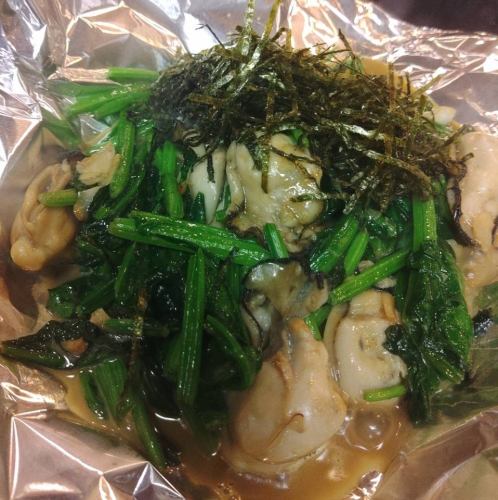 広島県産牡蠣ほうれんそう