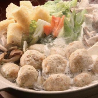 Raw meatball salted chanko nabe 1 serving
