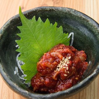 Edamame / Changja / Octopus Wasabi / Squid Natto / Cheese Potato Mochi / Beef Tendon Ponzu