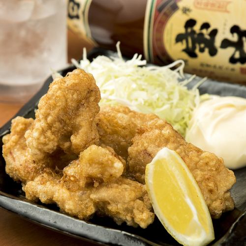 特製醤油ダレの若鶏唐揚げ