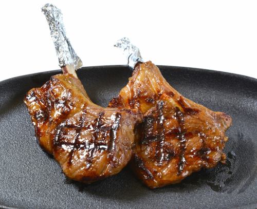 bone-in lamb steak