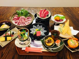 [迎送会、追悼会、各种宴会] 仅限食品、11道菜7,000日元（含税）
