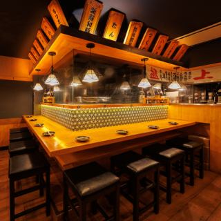 [Single diners welcome] ◆ Counter seats also available ◎ We have counter seats so that you can relax alone after work.Convenient location with good access.With a Japanese feel and subdued lighting, you can enjoy your meal and drinks in a comfortable space without any worries.Please enjoy the slow passage of time.