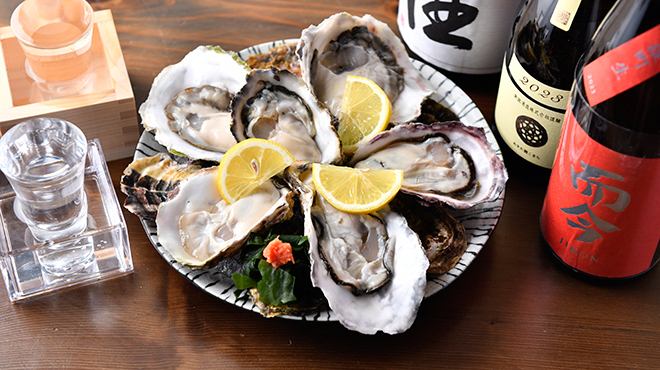 [Compare oysters from different regions] Assorted raw oysters