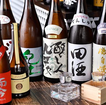 豊富な日本酒や焼酎！