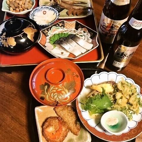 1日1組のディナーご予約限定【カリーブラウン季節の和膳コース】