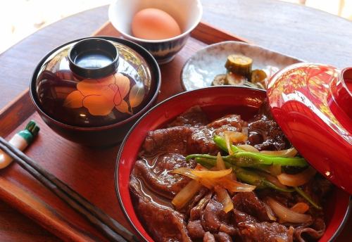 市太郎すき焼き丼