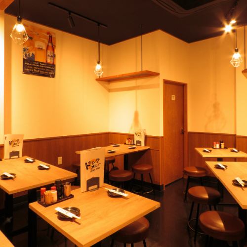 Enjoy delicious yakitori with everyone ★The partitioned space can be rented for half the time! The atmosphere is also good!