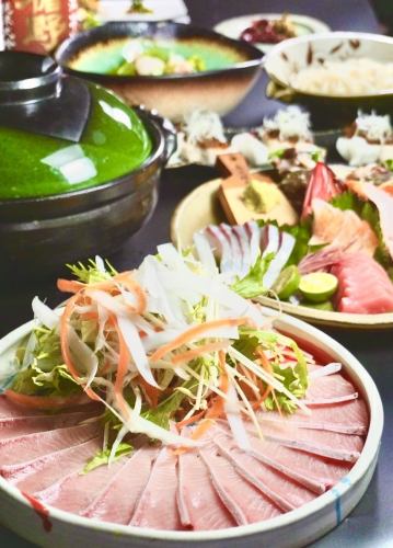 [Fresh fish made with natural products is delicious] "Seafood course 3500 yen" for seafood lovers [2 hours all-you-can-drink + 1500 yen]