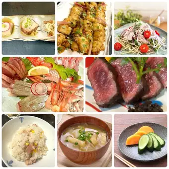 7,8月限定 魚介と黒毛和牛ステーキのコース【税込み4,000円コース】120分飲み放題+1,500円