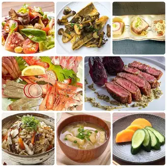 9,10月限定 食欲の秋食べ尽くしコース【税込み4,000円コース】120分飲み放題+1,500円