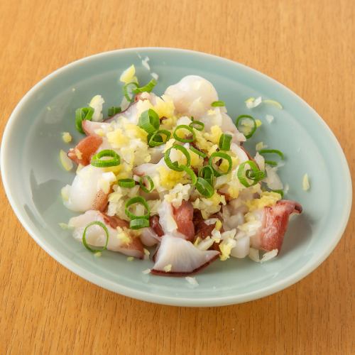【数量限定】タコぶつの葱生姜和え