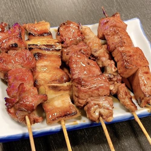 おまかせ串焼き5本