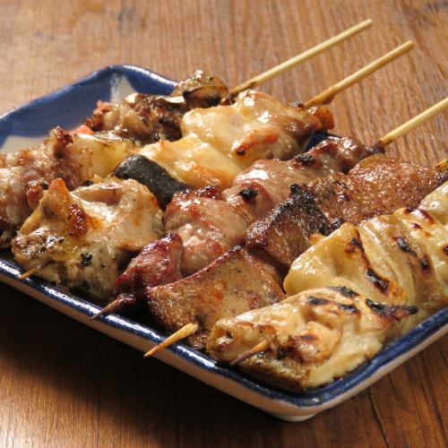 おまかせ串焼き5本