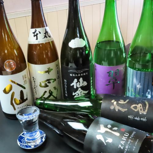 日本酒、地酒も豊富に！