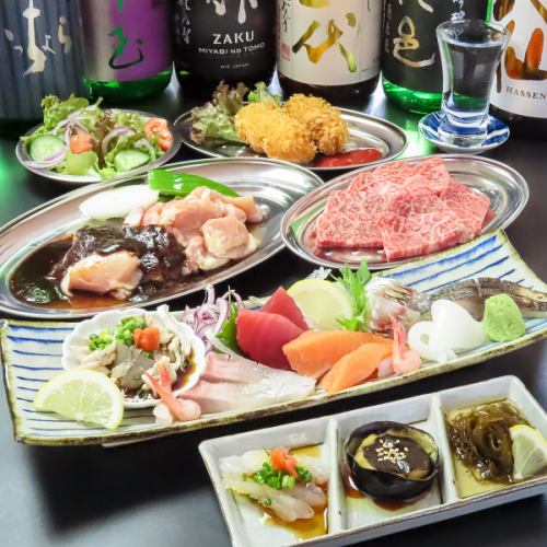 鶏親方の自慢！鶏焼肉と海鮮のコラボコース！