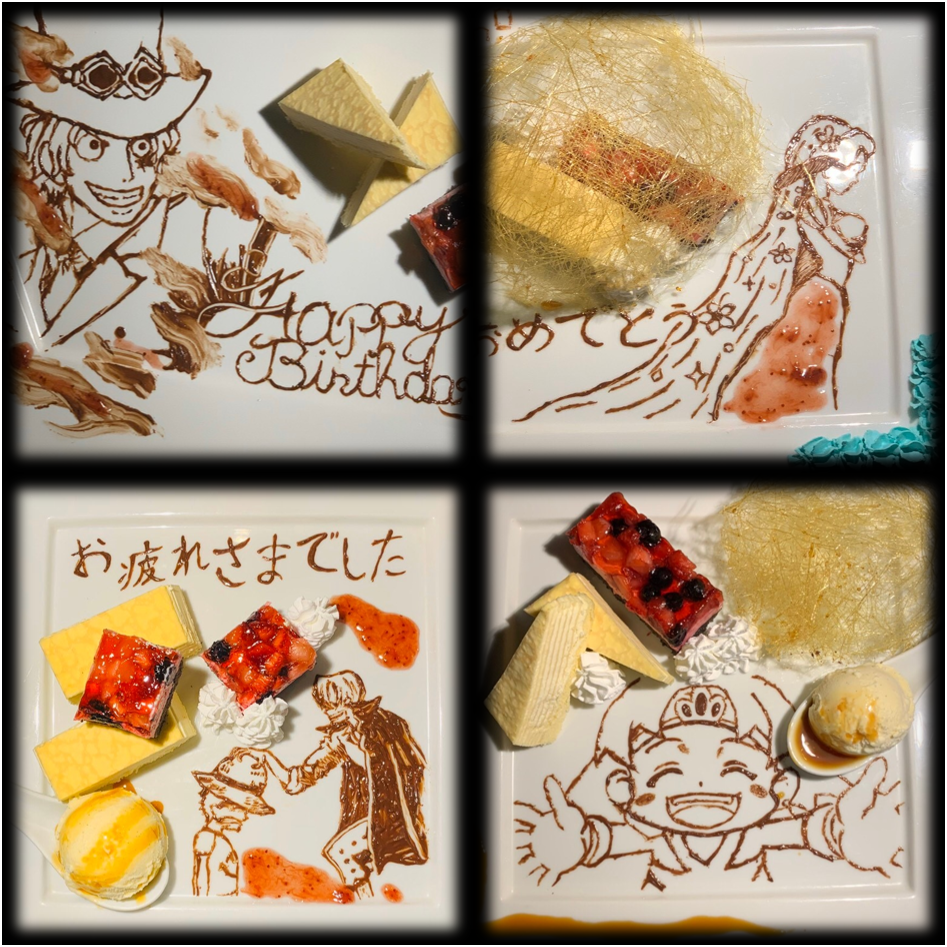 Special anniversary plate♪Let us help you with the surprise◎