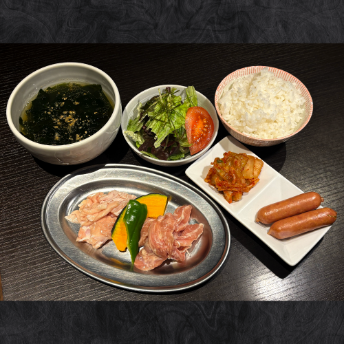 スタミナ2種盛り定食