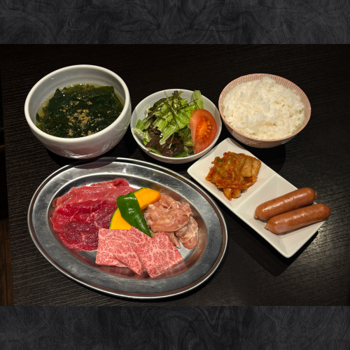 王道3種盛り定食