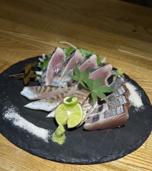 Assortment of 3 kinds of grilled sashimi