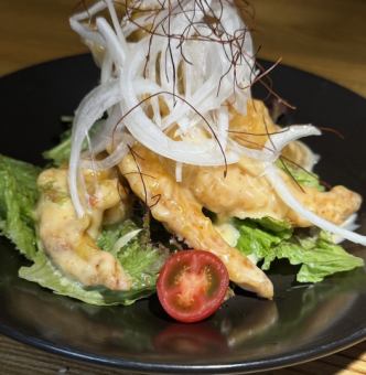 Soft-shell shrimp with chili mayonnaise