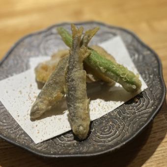 Young sweetfish roe tempura