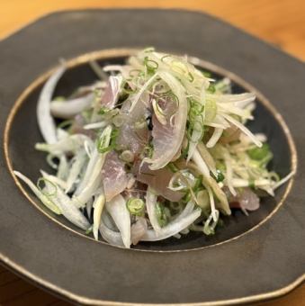 Seared local horse mackerel